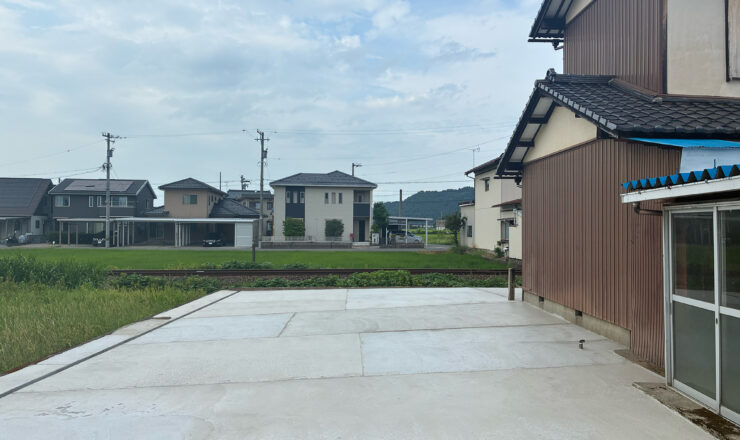 O様邸防草コンクリートAfter