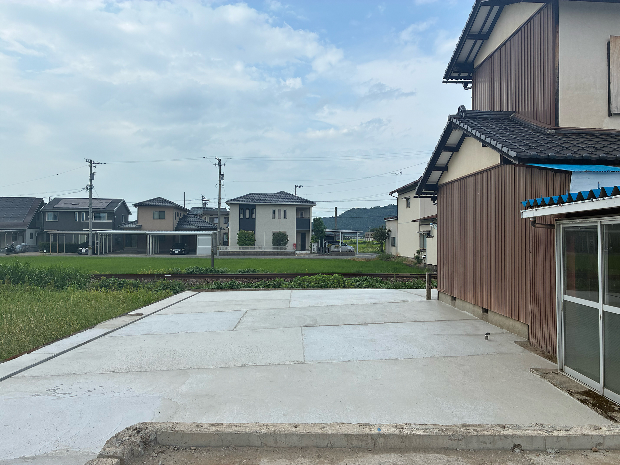 O様邸防草コンクリートAfter