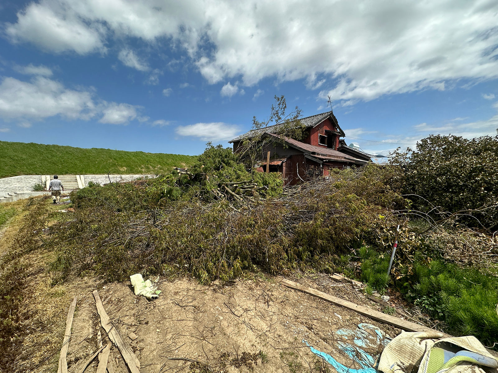 K様邸トータル外構工事Before3