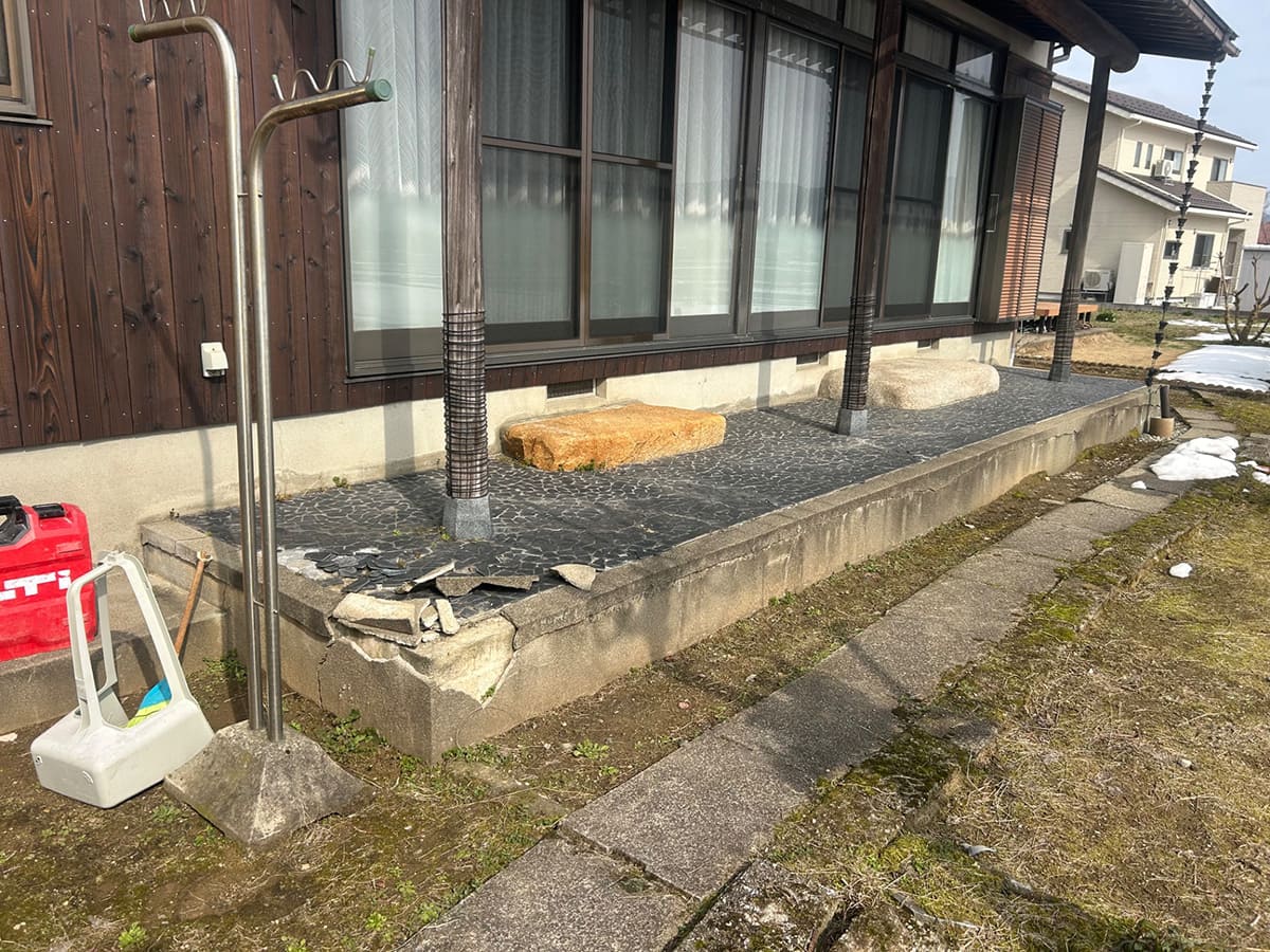 H様邸コンクリート補修Before