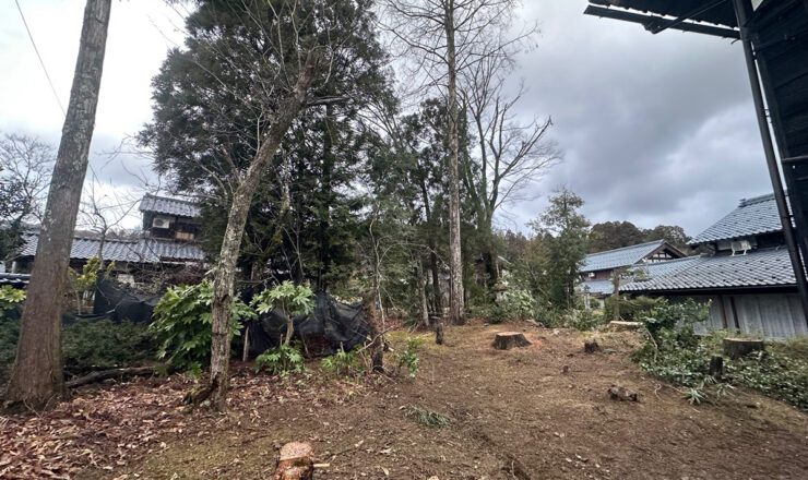 U様邸裏庭の伐採・整地After